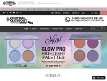 Tablet Screenshot of centralcloseout.com